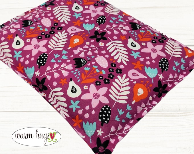 Microwave Corn Heating Pad 9x11, Heat Pack for Migraine Headache Sinus Pressure, Muscle Pain Relief, Gardener Gift