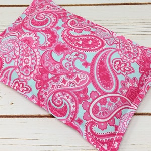 Sending A Hug Microwave Heating Pad Set, Warm Hug Neck Wrap, Massage Spa Relaxation Comfort Gift, Mothers Day, Pink Blue Paisley afbeelding 5