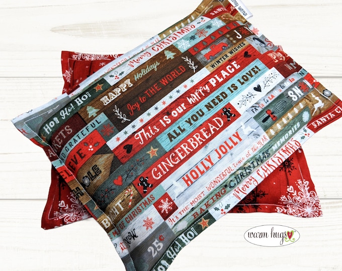 Warm Hugs Gift Set, Microwavable Heating Pad, Heated Bags, Hot Cold Comfort Set, Corn Bags, Hostess Gift Set of Two Packs, Christmas Gift