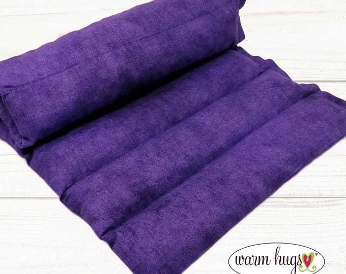 Corn Heating Pad Microwavable Heat Pack, Hot Cold Comfort Pillow, Lumbar Corn Bag, Hot Cold Therapy Bag, Massage Relaxation Gift, Purple