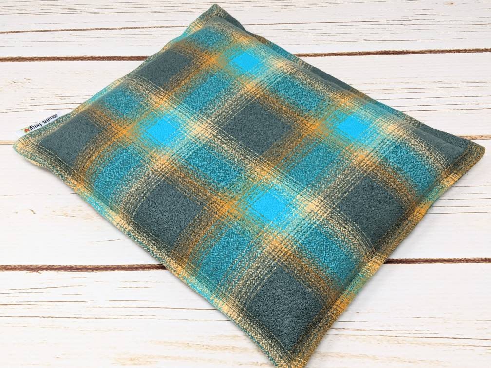 Warm Hugs Flannel Corn Heating Pad 9 x 11, Corn Bags, Microwavable Heat