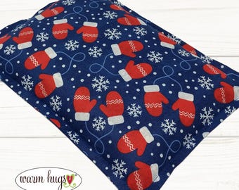 Microwave Heating Pad 7x10, Corn Bags, Migraines, Muscle Aches, Mittens Fabric