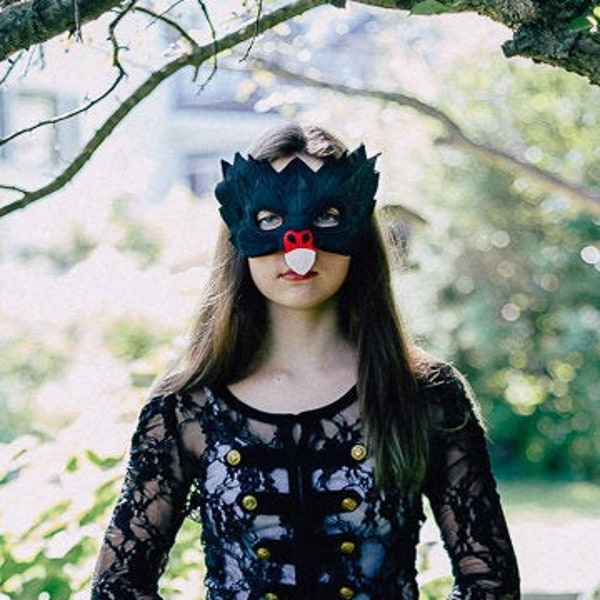 Womens Black Swan Mask Eye Masks Female Halloween Costume