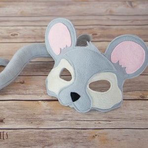 Oscar the Mouse Felt Mask and Tail | Etsy