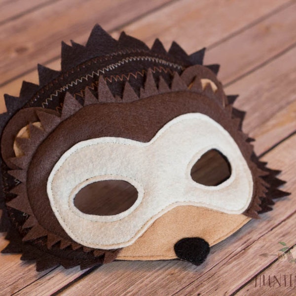 Harry the Nocturnal Hedgehog Mask for Pretend Play Costume