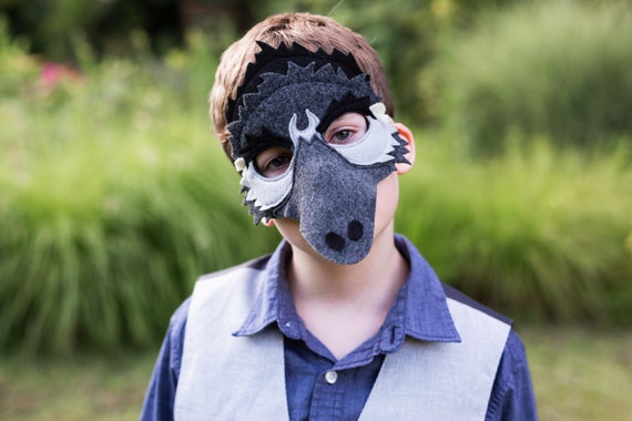 Ezra de Emu Vilt Masker voor kostuum Etsy