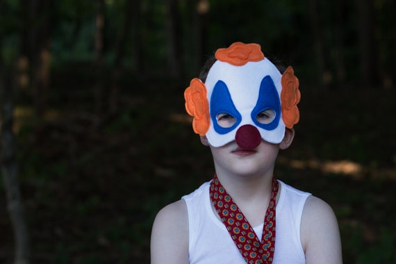 Clown Mask Felt Mask for Halloween Costume