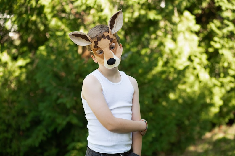 Joey the Kangaroo Felt Mask for Costume Etsy