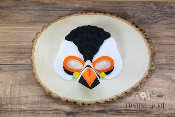 Lunde the Puffin Mask for Costume or Pretend Play