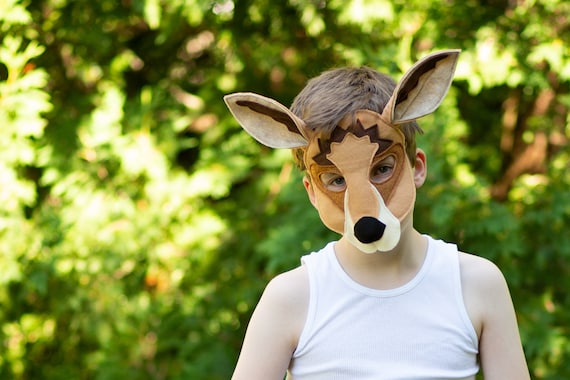 Joey the Kangaroo Felt Mask for Costume