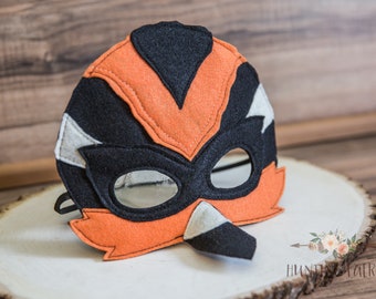 Máscara de fieltro de Baltimore Oriole para disfraz