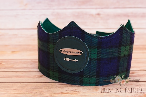Woodland Blackwatch Flannel Crown FOLLOW YOUR ARROW