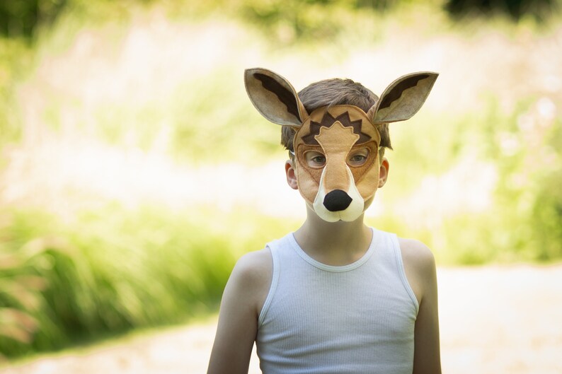 Joey the Kangaroo Felt Mask for Costume Etsy