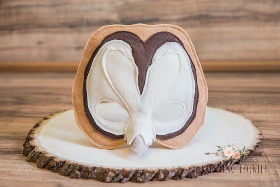 Barney the Barn Owl Mask for Pretend Play Costume