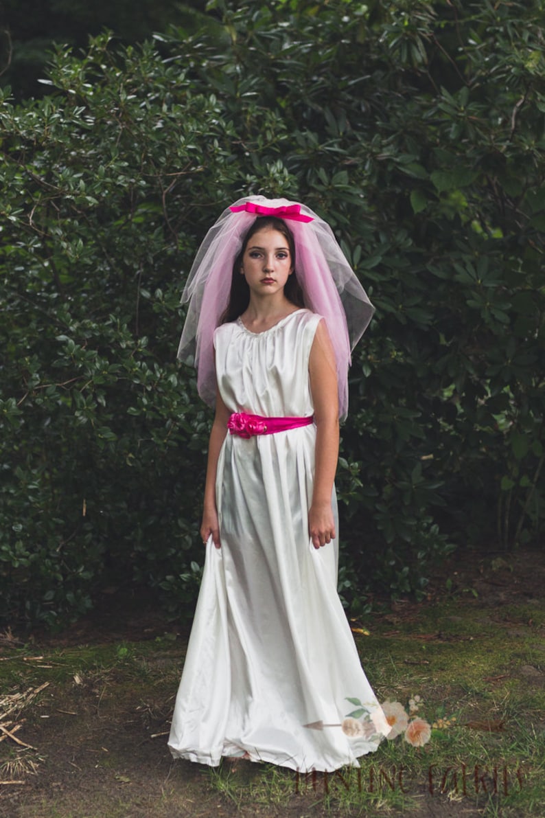 Pretty in Pink Princess Veil for Costume or Pretend Play