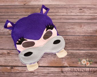 Henry and Hilda Hippopotomus Felt Mask