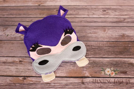 Henry and Hilda Hippopotomus Felt Mask