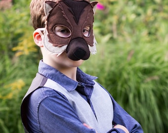 Wally the Wombat Felt Mask for Costume