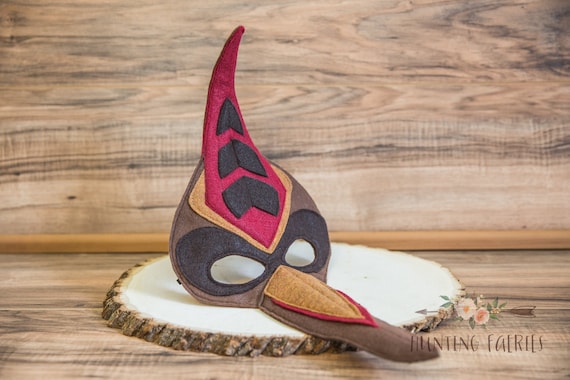 Fossil the Pterodactyl  Felt Mask