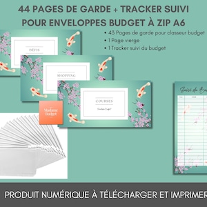 44 Sakura-Deckblätter für A6-Budget-Umschläge – digitaler Download