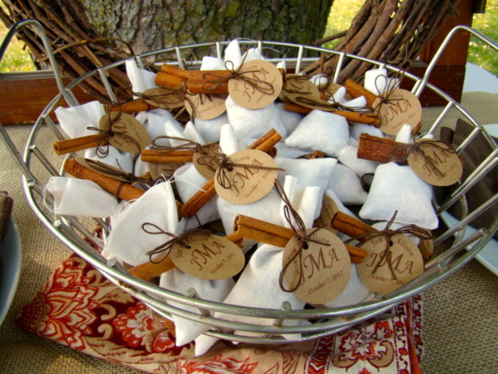 Mulling Spices Mulled Cider Bags Wedding Favors Hostess Etsy