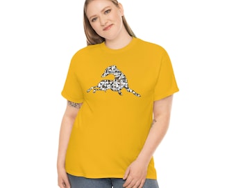 Greyhound Silhouette Unisex T-shirt #2