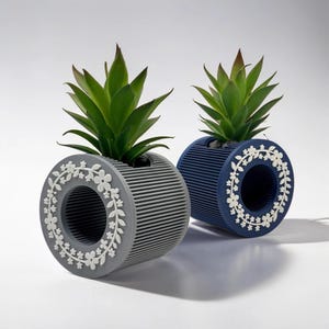 Donut Planter | Modern Ring Plant Pot | Unique Indoor Planter | Sculptural Succulent Holder | Minimalist Home Decor - USA Dispatch