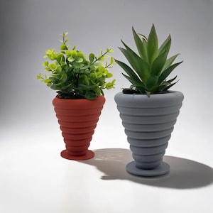 Tornado Planter | Tornado Plant Pot | Tornado Indoor Planter | Modern Tornado Holder | Minimalist Home Accent - UK Dispatch