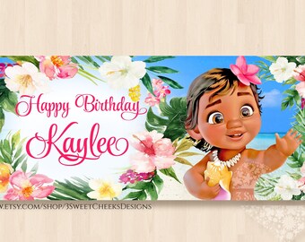 Baby Moana Banner Etsy Baby Moana Banner Etsy