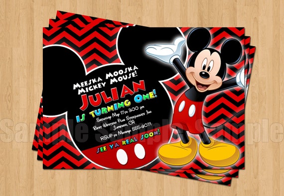 Fete D Anniversaire De Souris De Mickey Cool Personnalise Etsy Fete D Anniversaire De Souris De Mickey Cool Personnalise Etsy