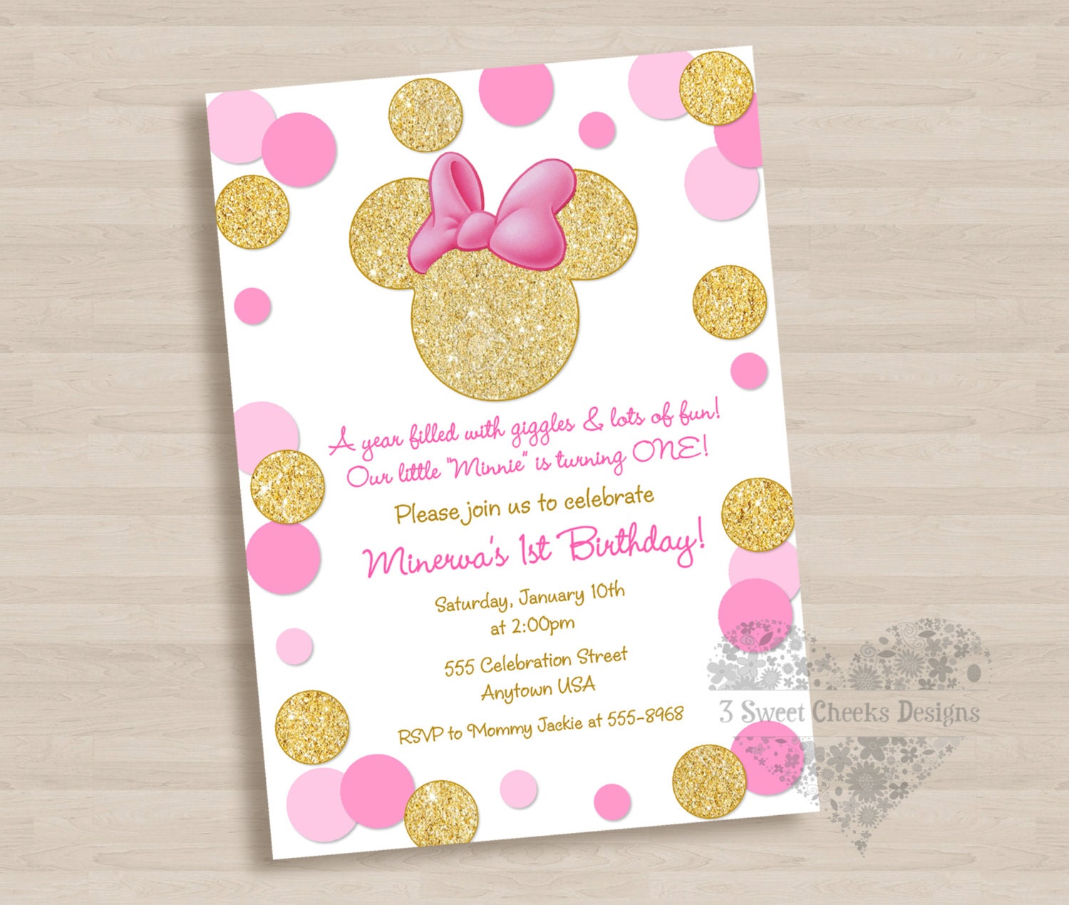 Bebe Minnie Mouse Rosa Y Oro Bebe Ducha 1er Cumpleanos Etsy Bebe Minnie Mouse Rosa Y Oro Bebe Ducha 1er Cumpleanos Etsy