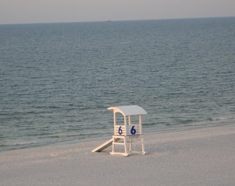 Beach Photography -BEACH SUNRISE - beach photo - 5x7 - sun and sand - Ocean - beach morning - sea - seaside- coastal photo - sea shore