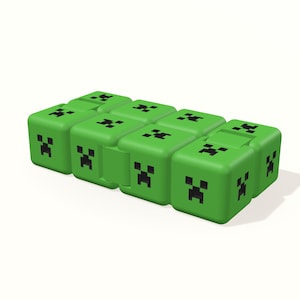 Creeper Infinity Cube STL | Minecraft-Style Fidget Toy | Mehrfarbig 3MF für Bambu AMS + STL | 3D-Druckdatei