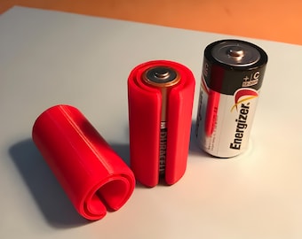 Adaptateur de type de pile AA vers C modèle 3D (STL)
