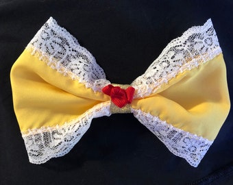 Beauty and the Beast Belle Oversized Hair Bow