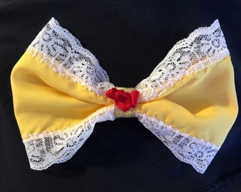 Beauty and the Beast Belle Oversized Hair Bow