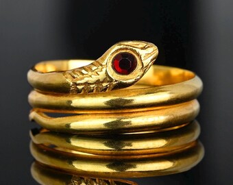 男女兼用 Ring Pattern X Gold Yellow 18k Solid Vintage Band Size - アクセサリー