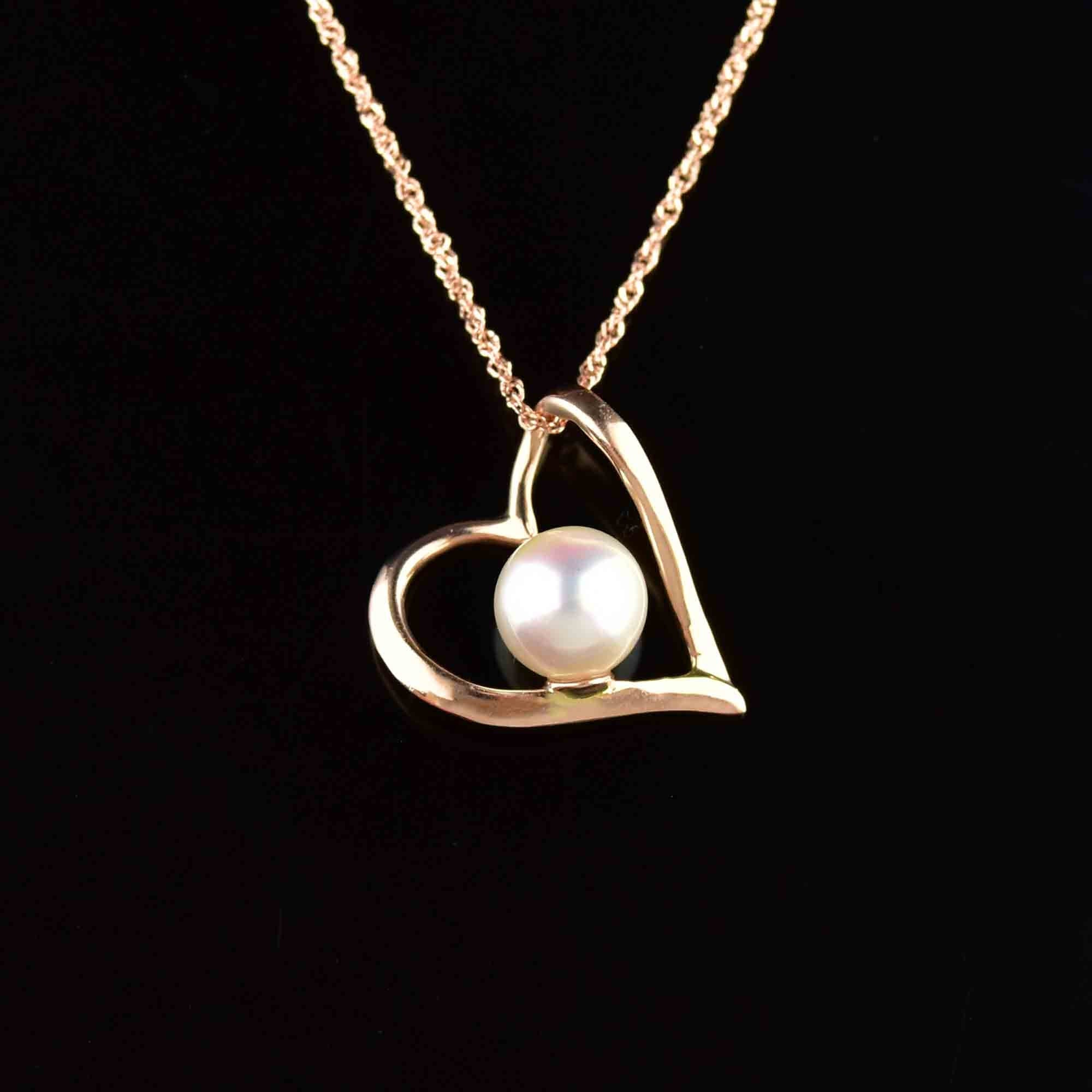 ネックレス・ペンダント NOONOO FINGERS Heart Planet Pearl Necklace Rose Gold Pearl N Heart Planet Pearl Necklace - noonoofingers | 60% - Asian
