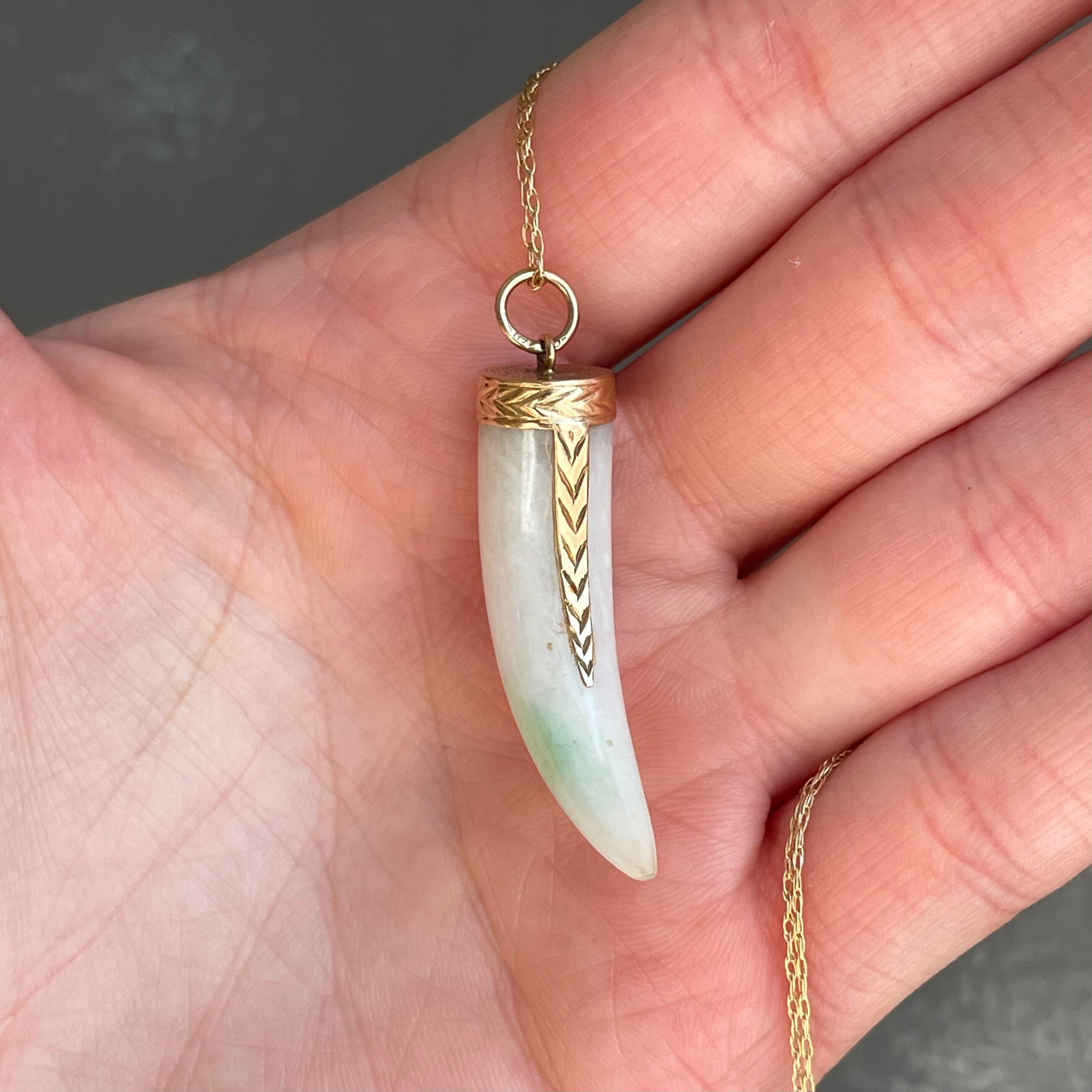 Jade Tooth Pendant Jade Tooth Pendant