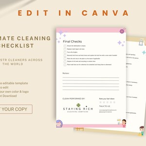 STR Cleaning | Airbnb Cleaning Checklist | Housekeeping Checklist ...