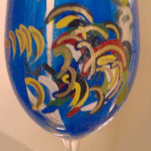 custom wine glasses - painted wine glasses, hand painted wine glasses -personalized wine glasses - Rooster decor