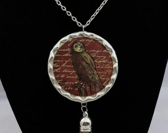 Long Double Sided Owl Tassel Necklace - Free Shipping in US -