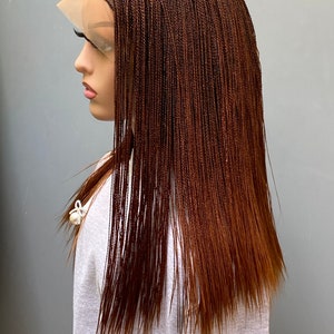 Micro Twist Full Lace Braided Wig: Glueless Handmade Tiny Twists