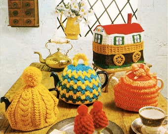 Caravan Tea Cosy and more - Digital Knitting Pattern