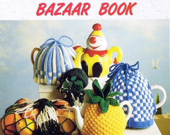 Bazaar Book Knitted and Crocheted Tea Cosies - Digital Knitting  and Crochet Pattern