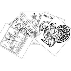 40 Thanksgiving Paper Craft Projects to Print and Make. Vintage ...