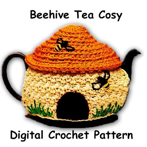 Beehive Tea Cosy Crochet Pattern Handmade Gift Beehive Etsy