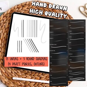 Procreate Pinsel (66 Tattoo Liner, Shader & MAGS)