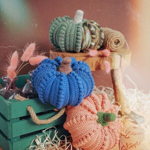 Crochet Pumpkin PATTERN. DIY Tutorial Ideas Step-by-Step. US English Digital pdf image 5