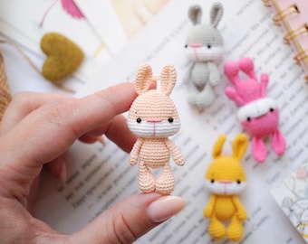 Mini Handgemachte Kaninchen Spielzeug: Blythe Puppenhaus Figuren